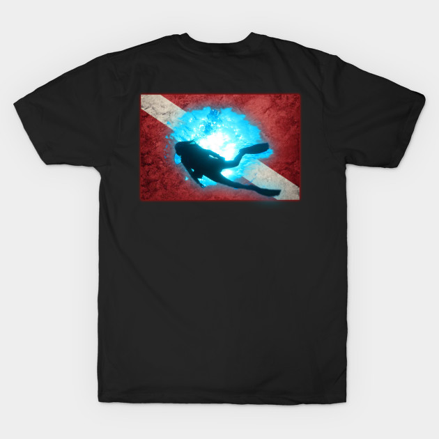 Scuba diving t-shirt designs by Coreoceanart